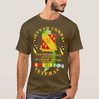 T-shirt Vétéran de la cavalerie de combat du Vietnam avec 