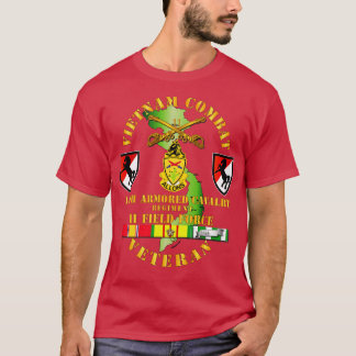 T-shirt Vétéran de la cavalerie de combat du Vietnam avec