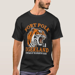 T-shirt vétéran de la guerre du vietnam fort polk tigerlan