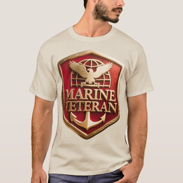T-shirt Vétéran de la Marine (Devant)