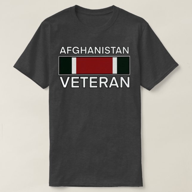 T-shirt vétéran de l'Afghanistan (Design devant)