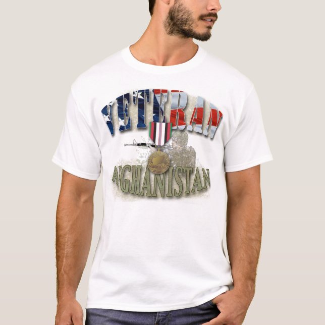 T-SHIRT VÉTÉRAN DE L'AFGHANISTAN (Devant)