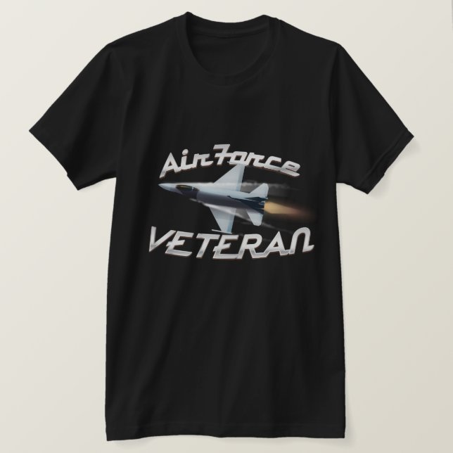 T-shirt Vétéran de l'armée de l'air (Design devant)