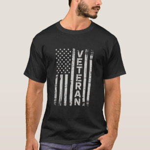 T-shirt Vétéran Drapeau Américain Armée Américaine Patriot