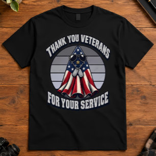T-shirt Vétéran Fantôme Merci aux Vétérans pour Votre Serv