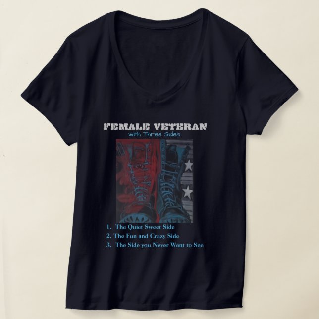 T-shirt Vétéran féminin (Poser)