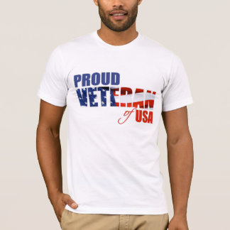 T-shirt Vétéran fier des Etats-Unis