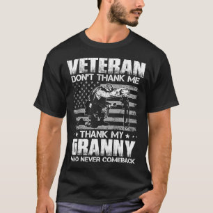 T-shirt Vétéran ne me remercie pas Merci à ma GRANDE-BRETA