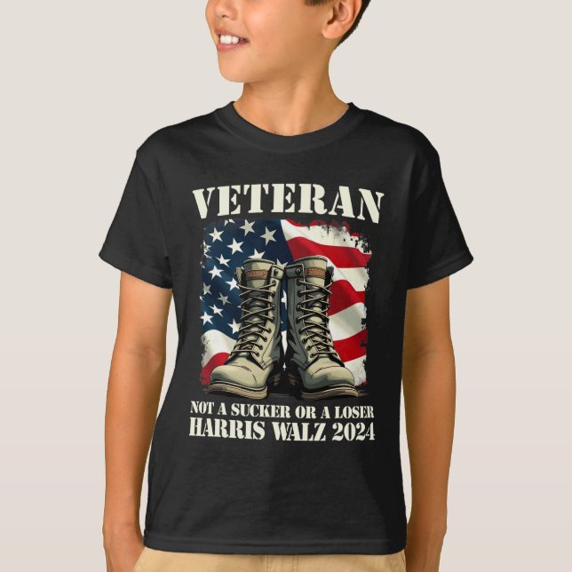 T-shirt Vétéran Pas Un Successeur Ou Un Perdant Harris Whe (Devant)