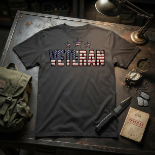 T-shirt Vétéran Patriotique USA