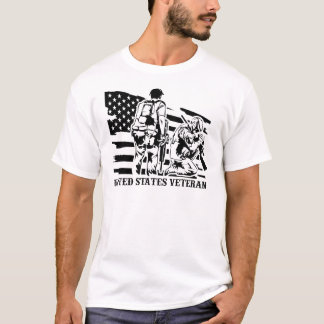 T-shirt vétéran / retraité / soldat / vétéran américain /