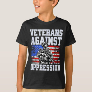 T-shirt Vétérans contre l'oppression patriote armée soldat