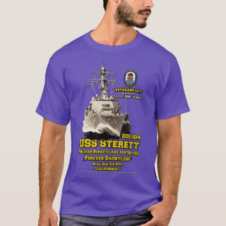 T-shirt Vétérans de destroyer USS Sterett DDG104