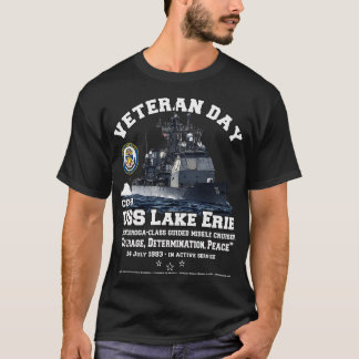 T-shirt vétérans du croiseur USS Lake Erie CG70