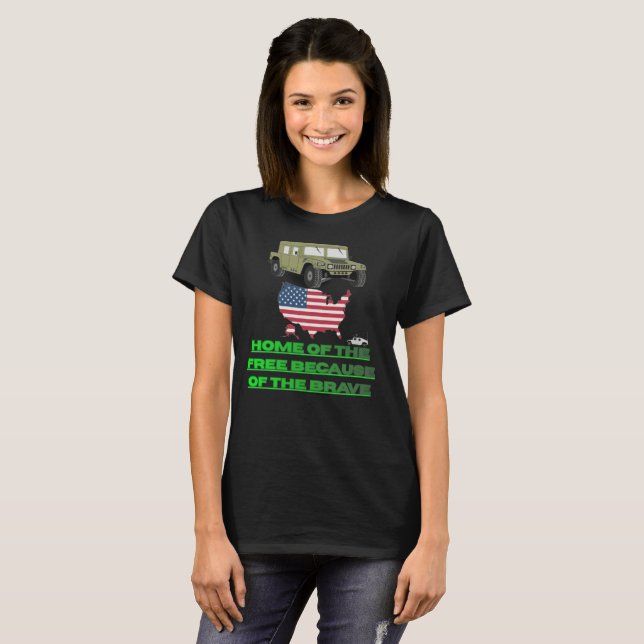 T-shirt Vétérans inarrêtables (Devant entier)