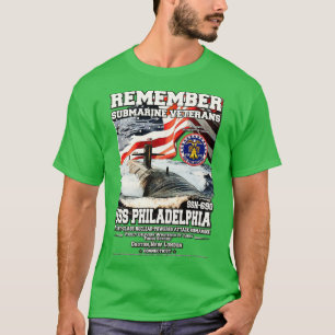 T-shirt Vétérans sous-marins USS Philadelphia SSN690