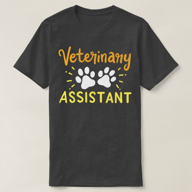 T-shirt Vétérinaire adjoint (Design devant)