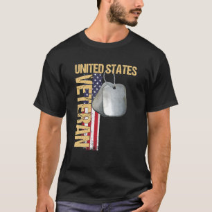 T-shirt Vétérinaire américain Drapeau Parfait Pour Ve