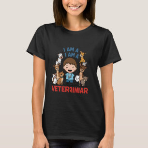 T-shirt vétérinaire animaux familiers chien chat cadeau ho