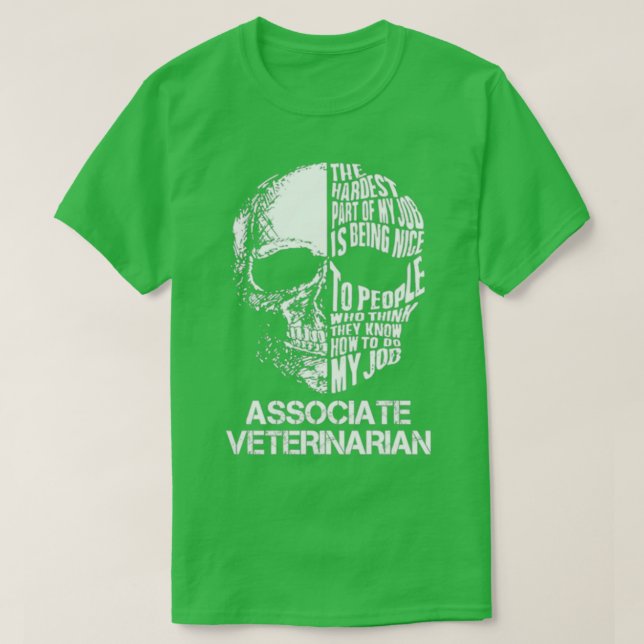 T-shirt Vétérinaire associé Vétérinaire associé (Design devant)