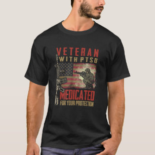 T-shirt Vétérinaire Avec TSPT Médicé Pour Votre Protection