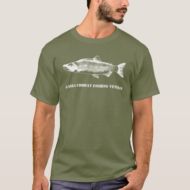T-shirt Vétérinaire de la pêche de combat de l'Alaska (Devant)