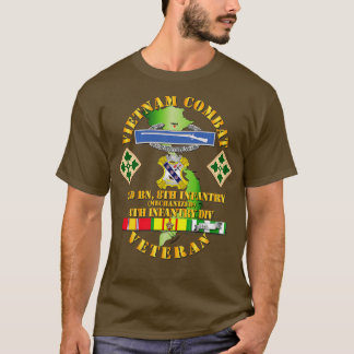 T-shirt Vétérinaire de l'infanterie de combat du Vietnam a