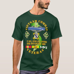 T-shirt Vétérinaire de l'infanterie de combat du Vietnam a