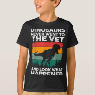 T-shirt Vétérinaire Dinosaure Drôle Vie de Vétérinaire Sau