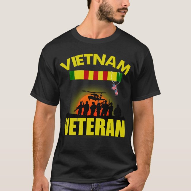 T-shirt Vétérinaire du Vietnam en mémoire du vétéran du Vi (Devant)
