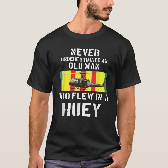 T-shirt Vétérinaire du Vietnam Euh-1 Hélicoptère Huey  (Devant)