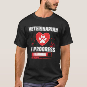 T-shirt Vétérinaire En Cours Futur Animal Doctor Pupp