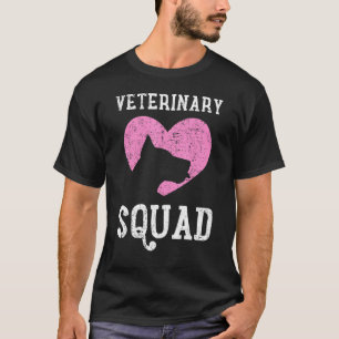 T-shirt Vétérinaire Équipe Vétérinaire Technicien Vétérina