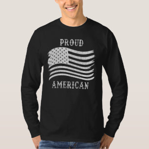 T-shirt Vétérinaire fier - Drapeau américain - États-Unis 