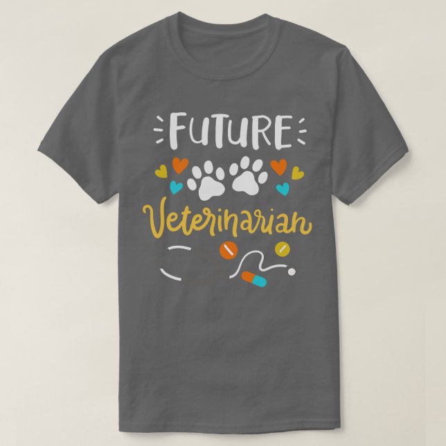 T-shirt Vétérinaire futur (Design devant)