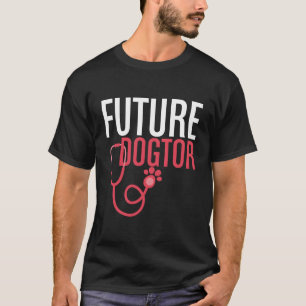 T-shirt Vétérinaire Futur Dogtor Vet Enseignant Cadeau
