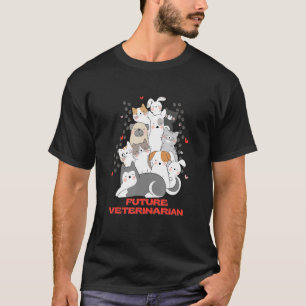 T-shirt Vétérinaire futur - Étudiant Vet amusant_1