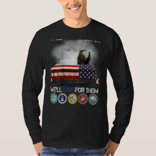 T-shirt Vétérinaire Ils sont morts pour nous Nous vivrons