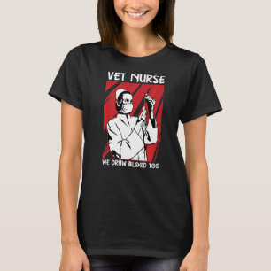 T-shirt Vétérinaire Infirmière Animaux de compagnie Infirm