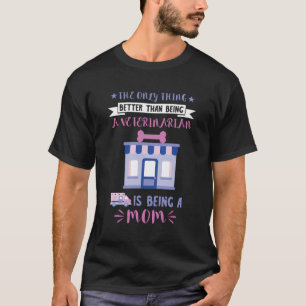 T-shirt Vétérinaire Maman Clinique Vétérinaire Tech Vétéri