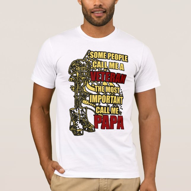 T-shirt Vétérinaire papa (Devant)