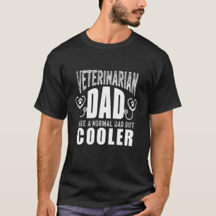 T-shirt Vétérinaire Pour Papa Père Docteur Médecine Vétéri