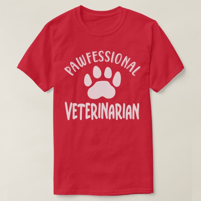 T-shirt Vétérinaire professionnel (Design devant)