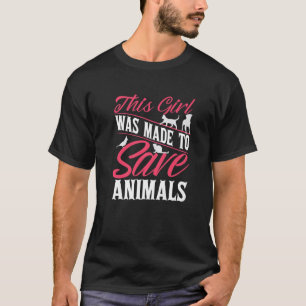 T-shirt Vétérinaire Vétérinaire Cette Fille A Été Faite Po