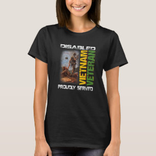 T-shirt Vétérinaire vietnamien invalide Fièrement servi Na