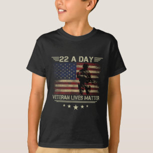 T-shirt Vétérinaire Vit 22 Jours Sensibilisation au suicid