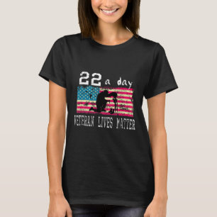 T-shirt Vétérinaire Vit Sensibilisation au suicide Vétérin