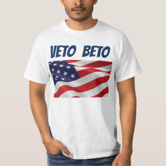 T-shirt VETO BETO NON BE à MAGA Amérique républicaine