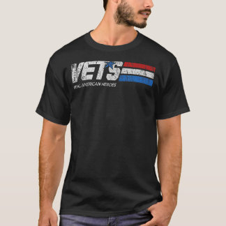 T-shirt VETS VÉRITABLES Héros américains