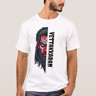T-shirt Vettakaaran - Stylisé Theyyam Hunter